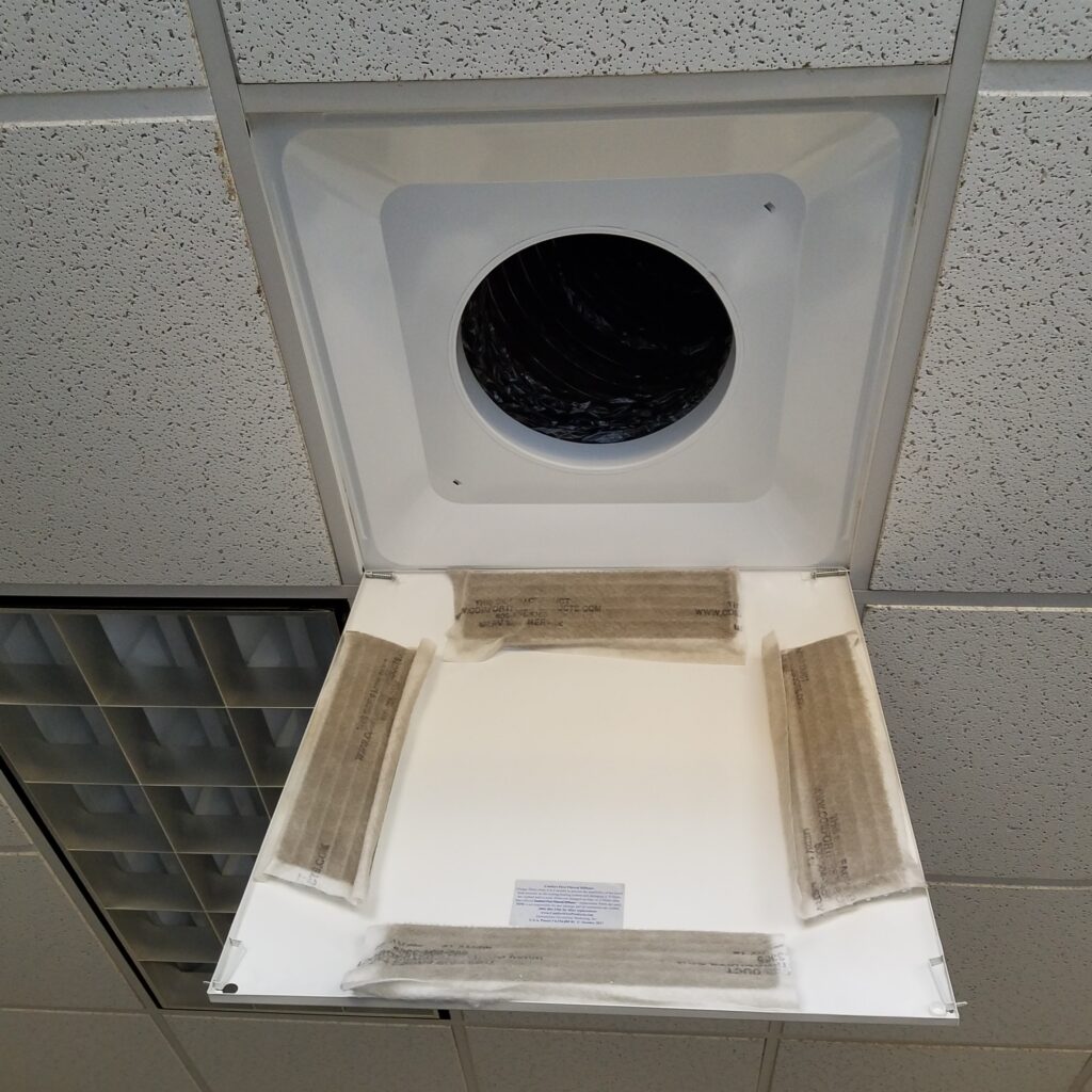 Replace dirty air filters in your office